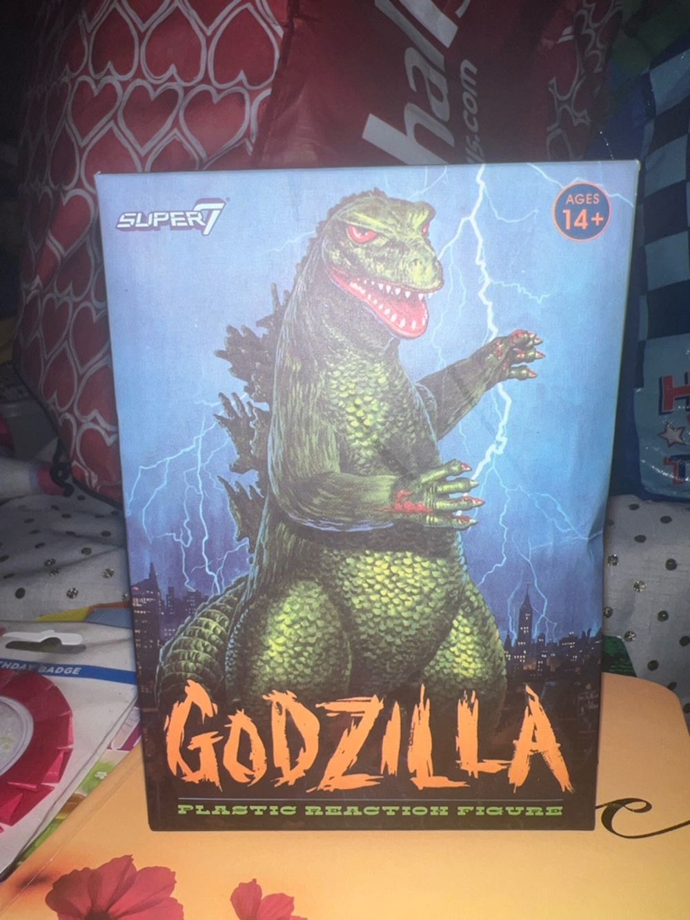 Godzilla Green Plastic Reaction Figure - Collectible Reptile Toy